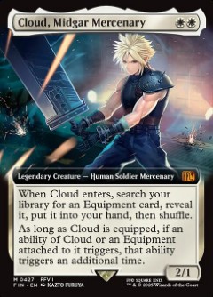 🔥 Cloud, Midgar Mercenary Final Fantasy Bordless